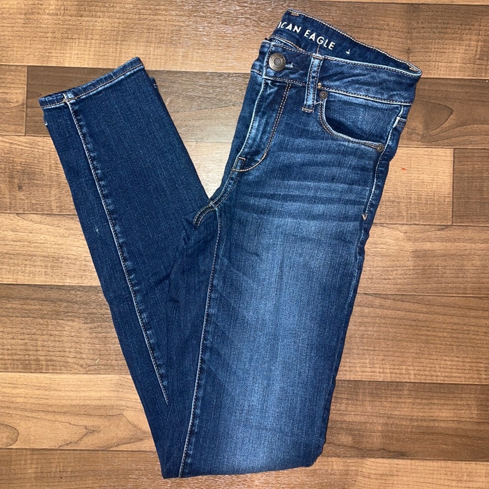American Eagle Skinny Jeans Size 4 Long